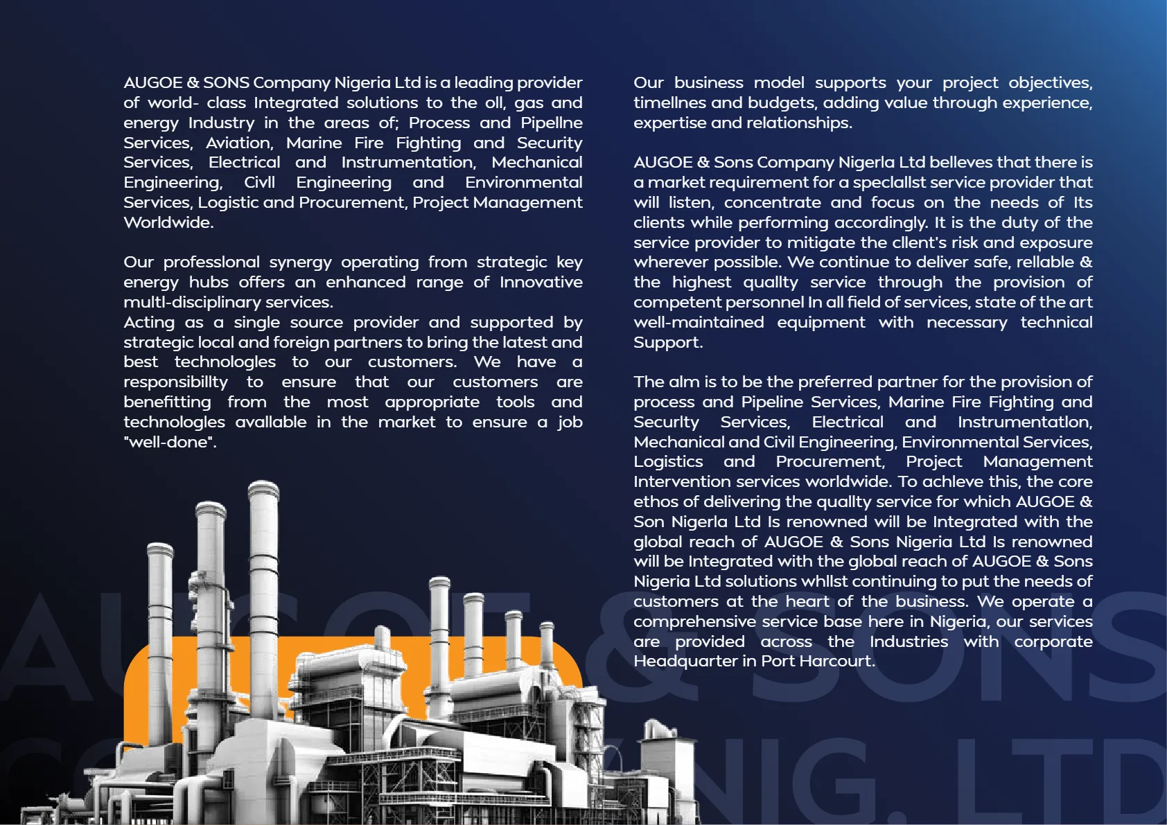 Augoe Shipping — Company Profile Design — gallery item 12