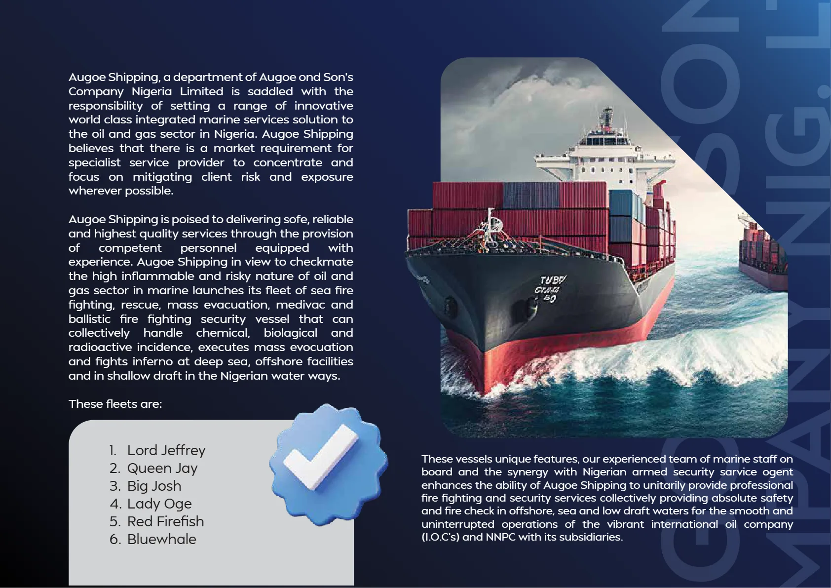 Augoe Shipping — Company Profile Design — gallery item 14